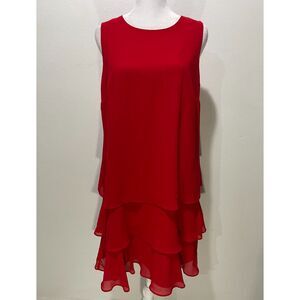 Lauren Ralph lauren dress career flare festive classic closet staple women's 6